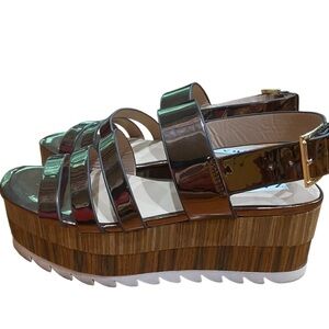 Zara Trafaluc Womens Platform Sandals size 7